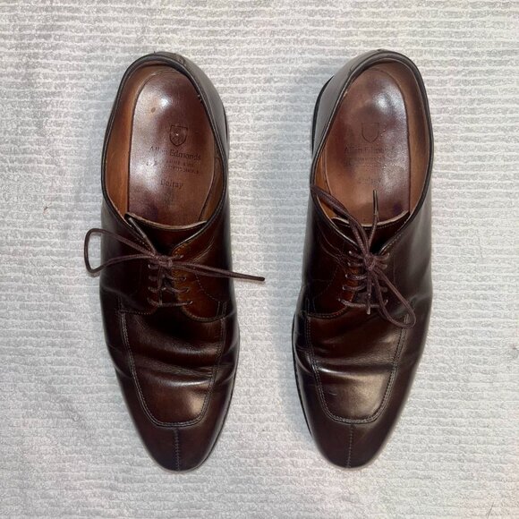 Allen Edmonds Delray Dark Brown 10D Dress Shoes - Picture 4 of 9